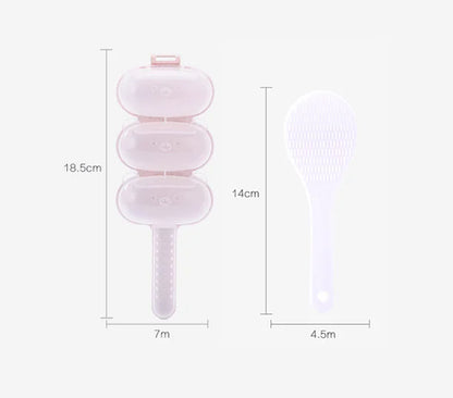 Rice Ball Maker Tool with Shaking Feature